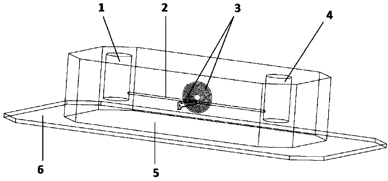 Multiparameter oil comprehensive detection device and manufacturing method thereof