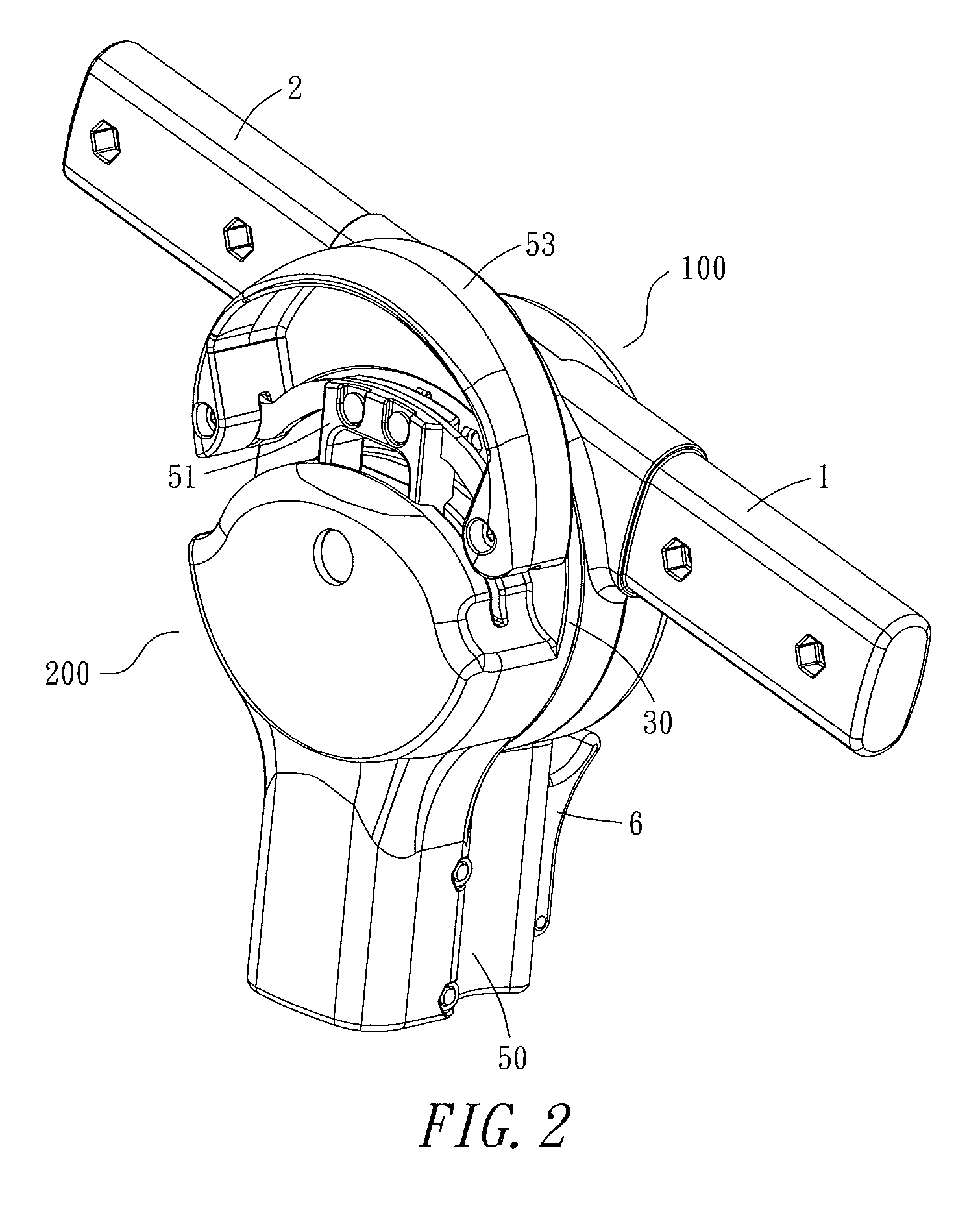 Foldable joint for baby stroller