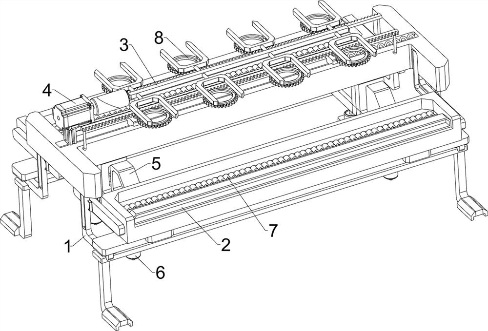 A rapid shaking device after bone marrow collection in blood medicine