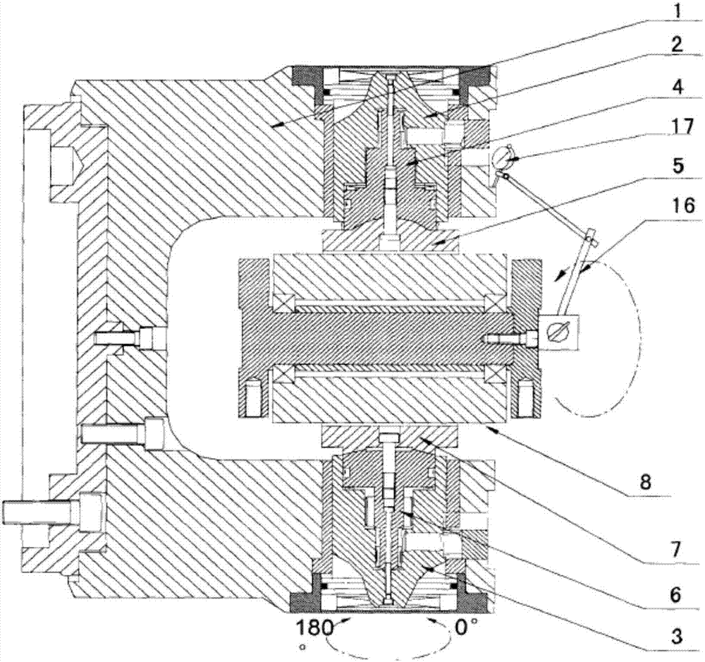 Precision detection equipment for overturn chuck with automatic adsorption function