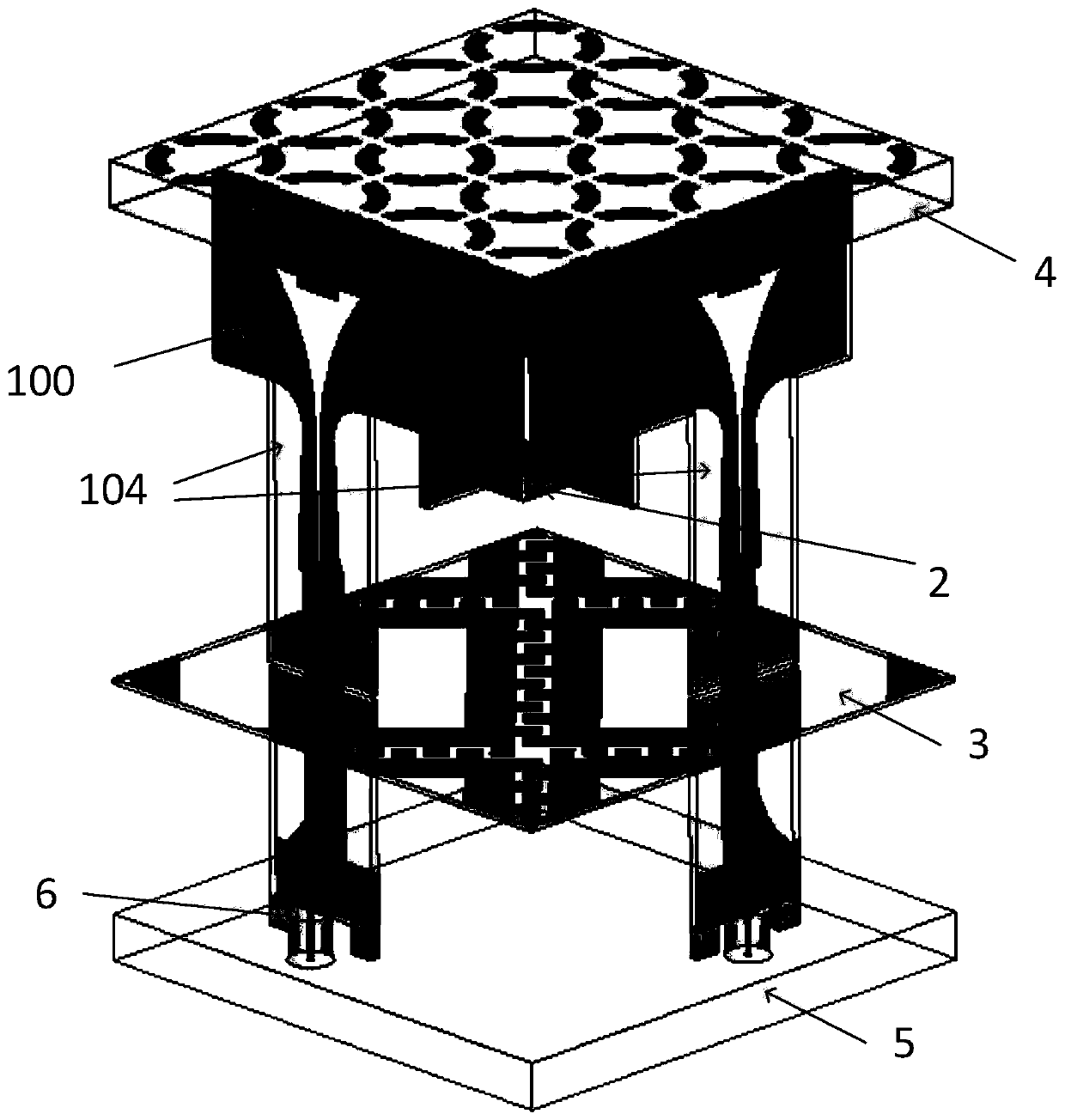 Strong-coupling ultra-wideband phased array antenna based on interdigital resistive surface loading