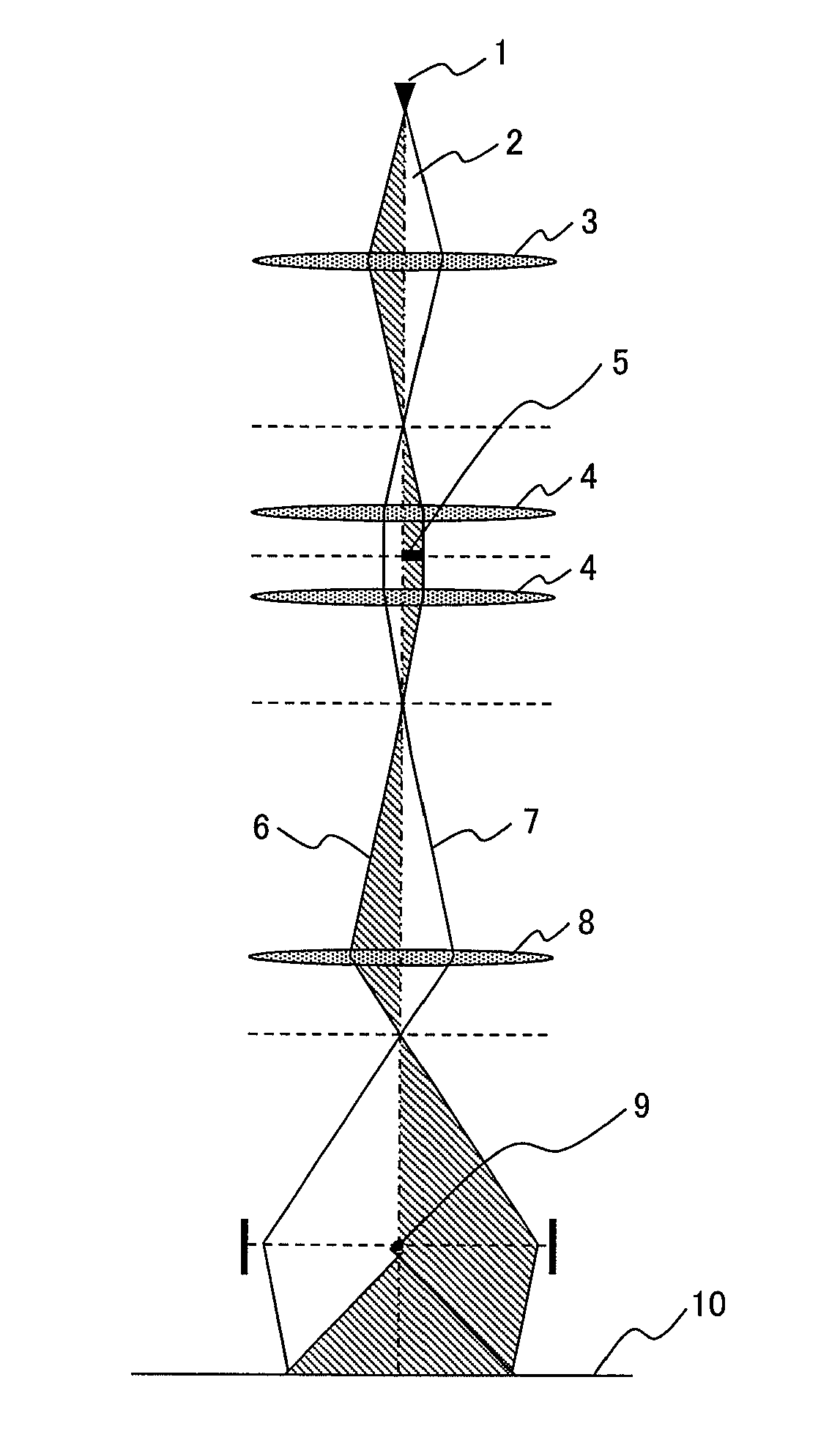 Transmission interference microscope