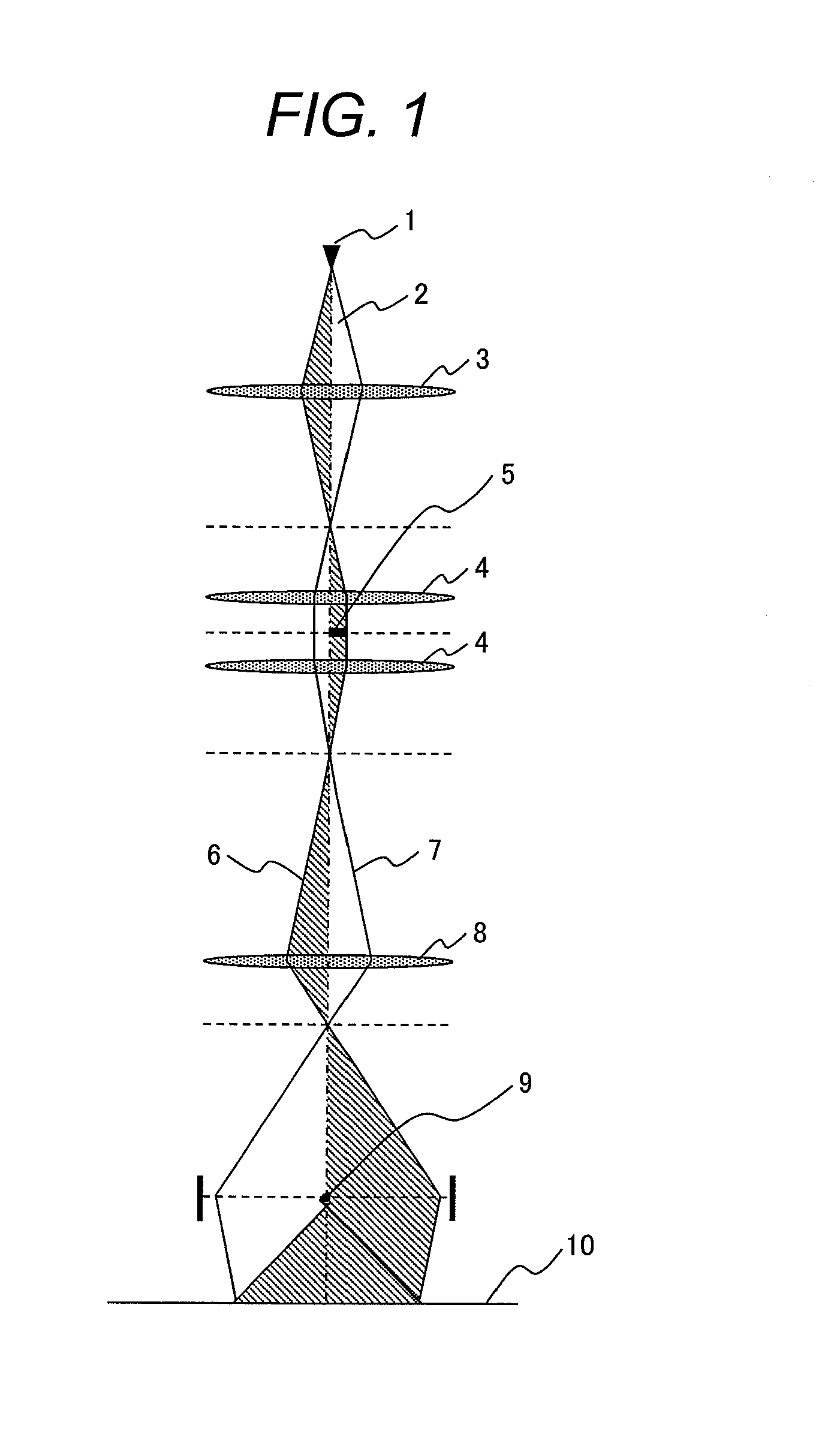 Transmission interference microscope