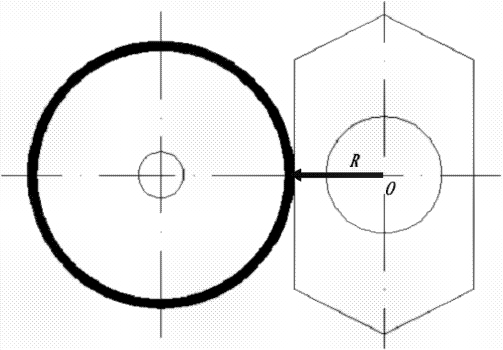 Numerical controlmolding clamp and molding method for medium/small caliber planar optical component