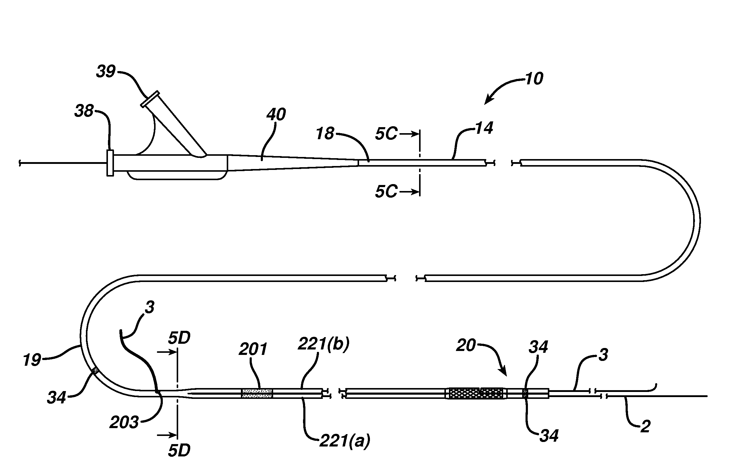 Method for placing a medical device at a bifurcated conduit