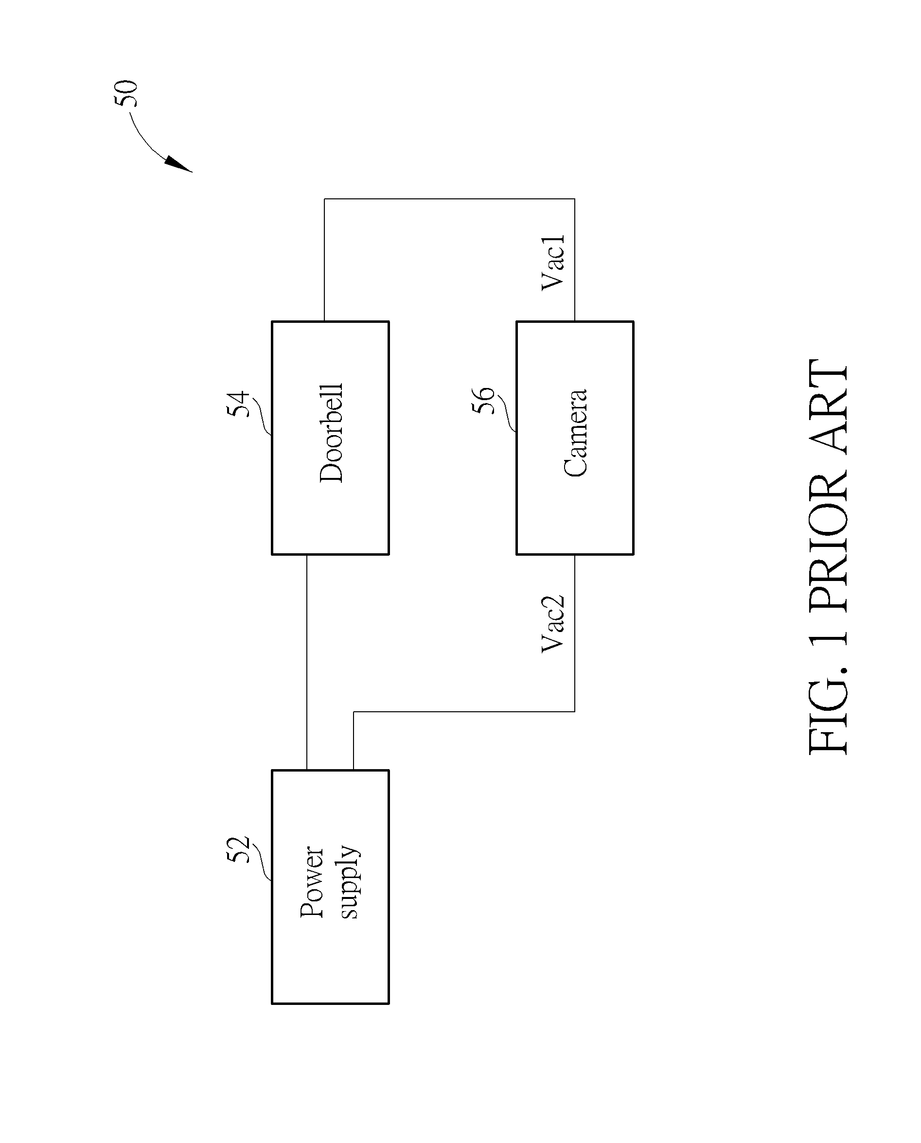 Video doorbell system and related power supply adjusting method