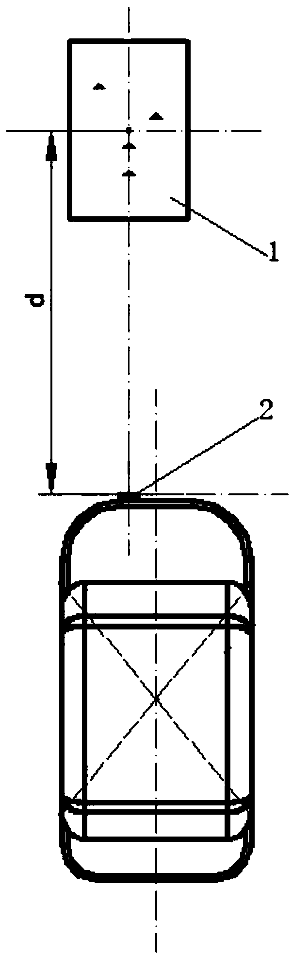 Calibration device for mounting positions of vehicle-mounted millimeter-wave radars and calibration method thereof