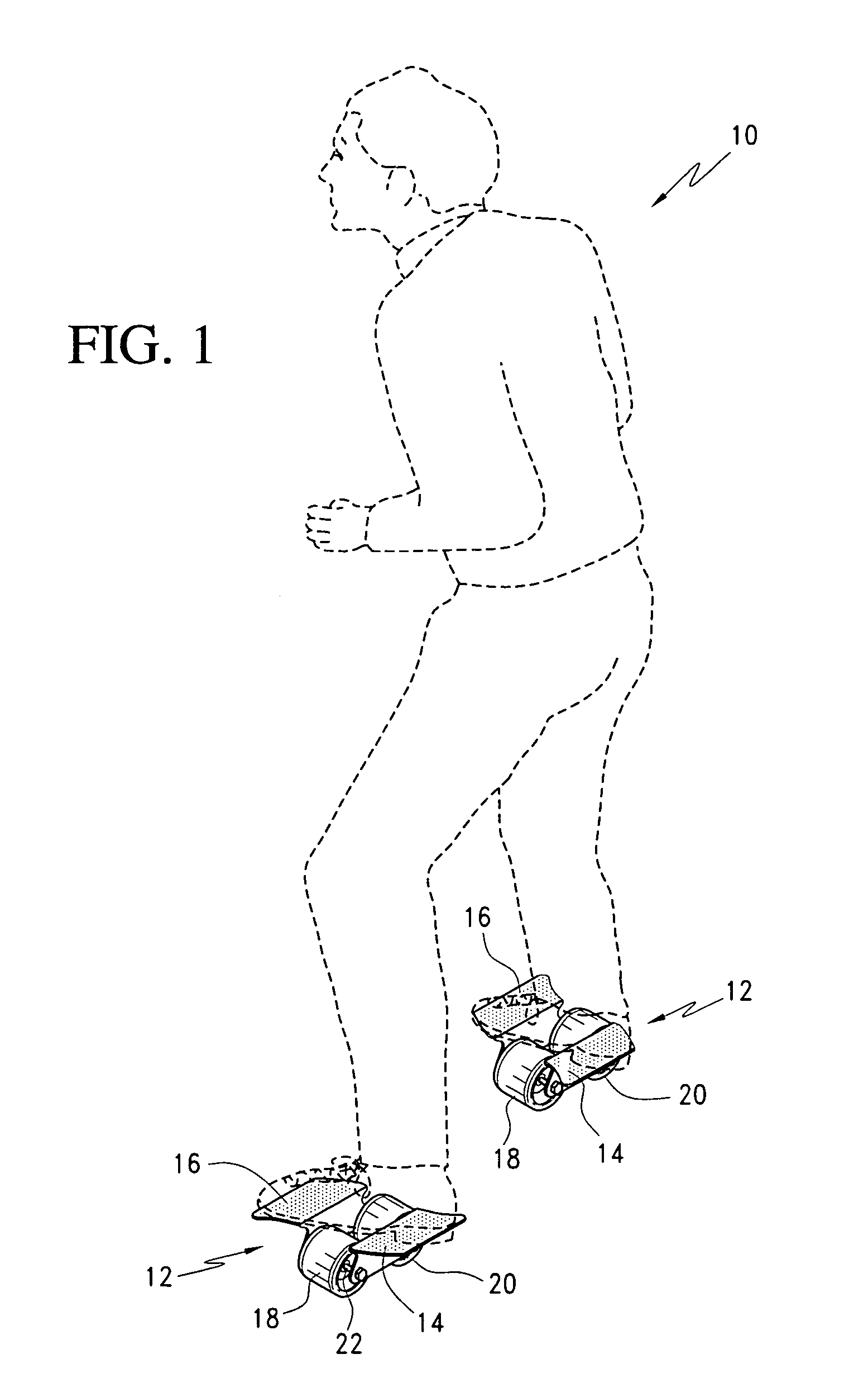 Personal transportation device for supporting a user's foot having multiple transportation attachments