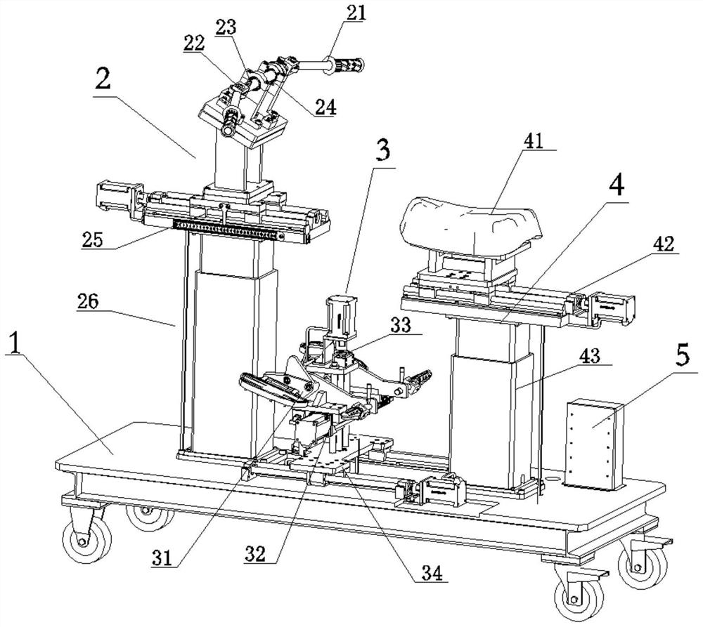 Motorcycle man-machine simulation system