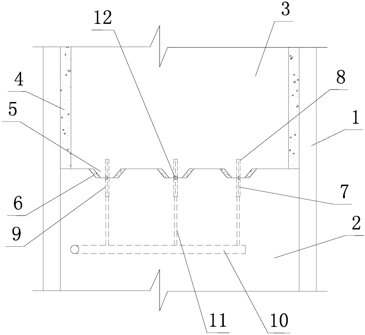 Anti-seismic shear wall and construction method thereof