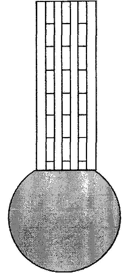 Two-dimensional microscale measuring device and method based on three-core fiber bragg grating