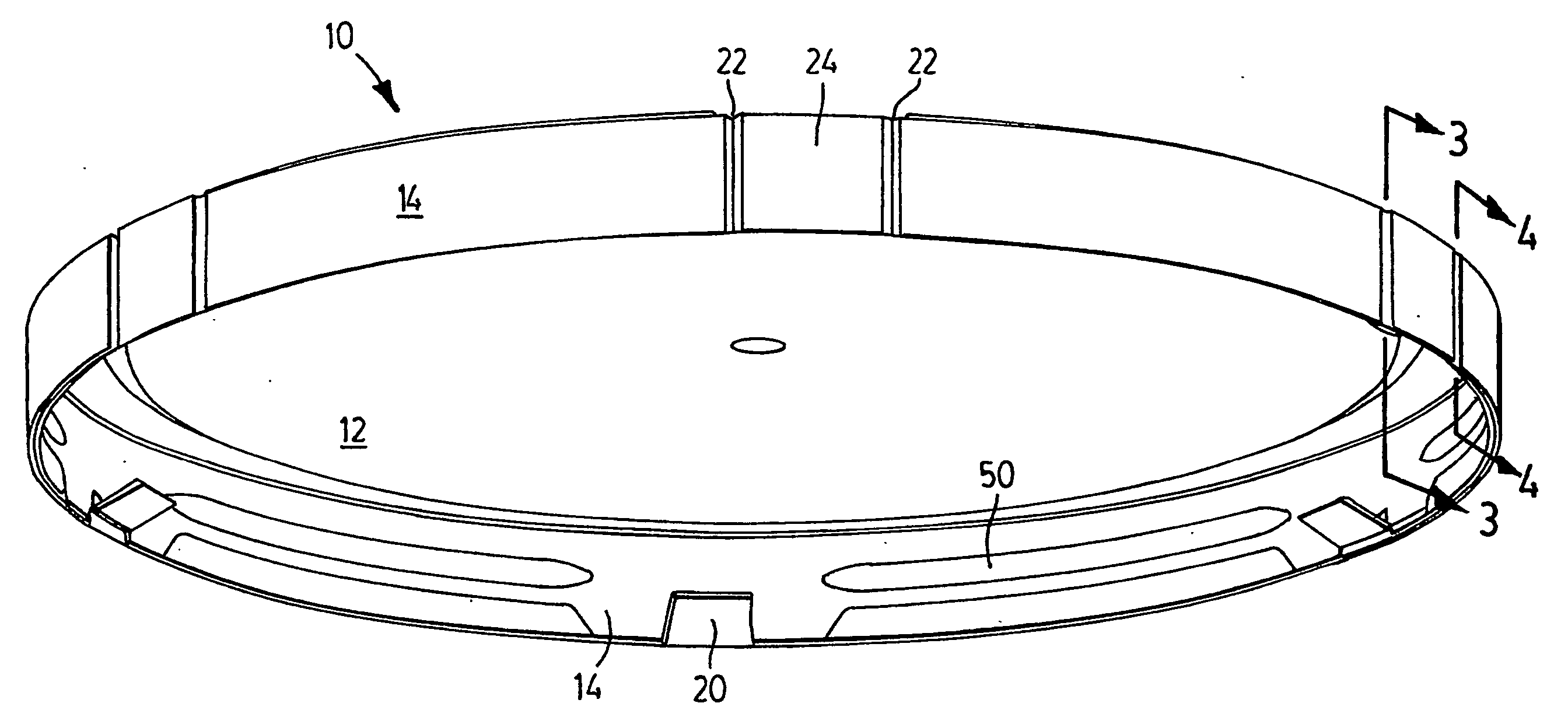 Hook style tamper evident lid