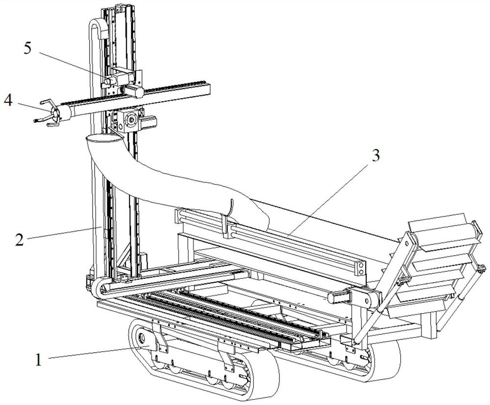 Self-propelled orchard picking robot