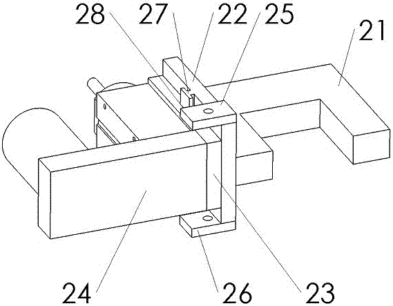 Device for refitting horizontal lathe to complete partial functions of horizontal milling machine