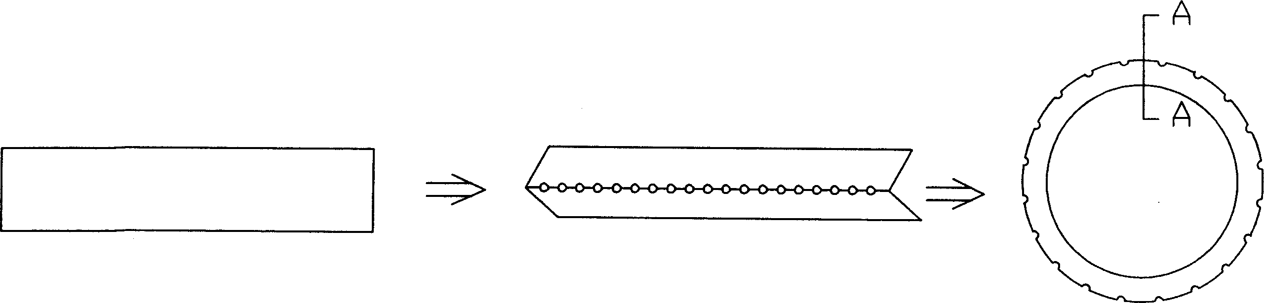 Composite process for bending and punching external protecting ring of steel reel and moulds thereof