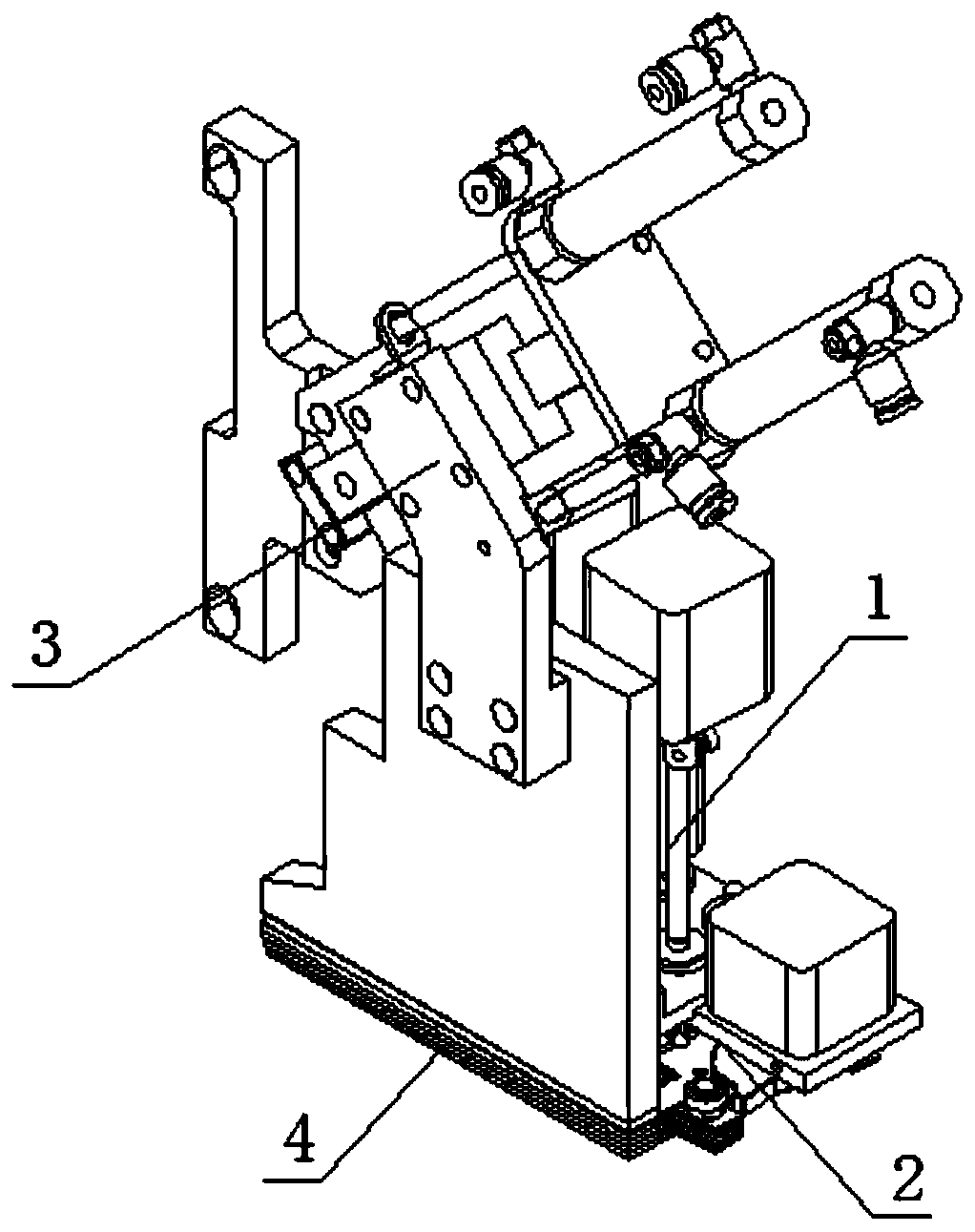 Multi-gold-sheet multi-combination sheet feeding device and embroidery machine