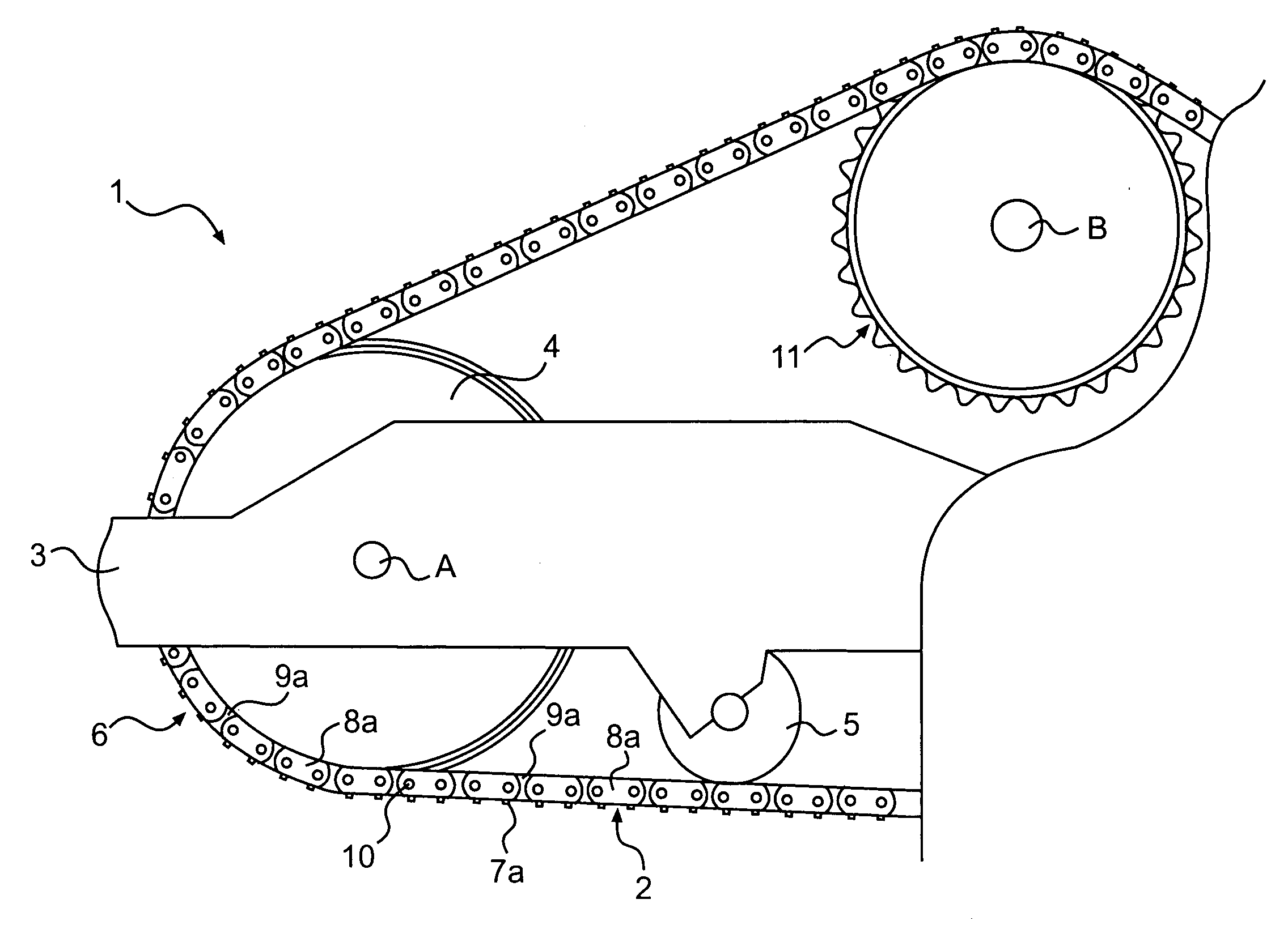 Track assembly having wear inhibiting contact members