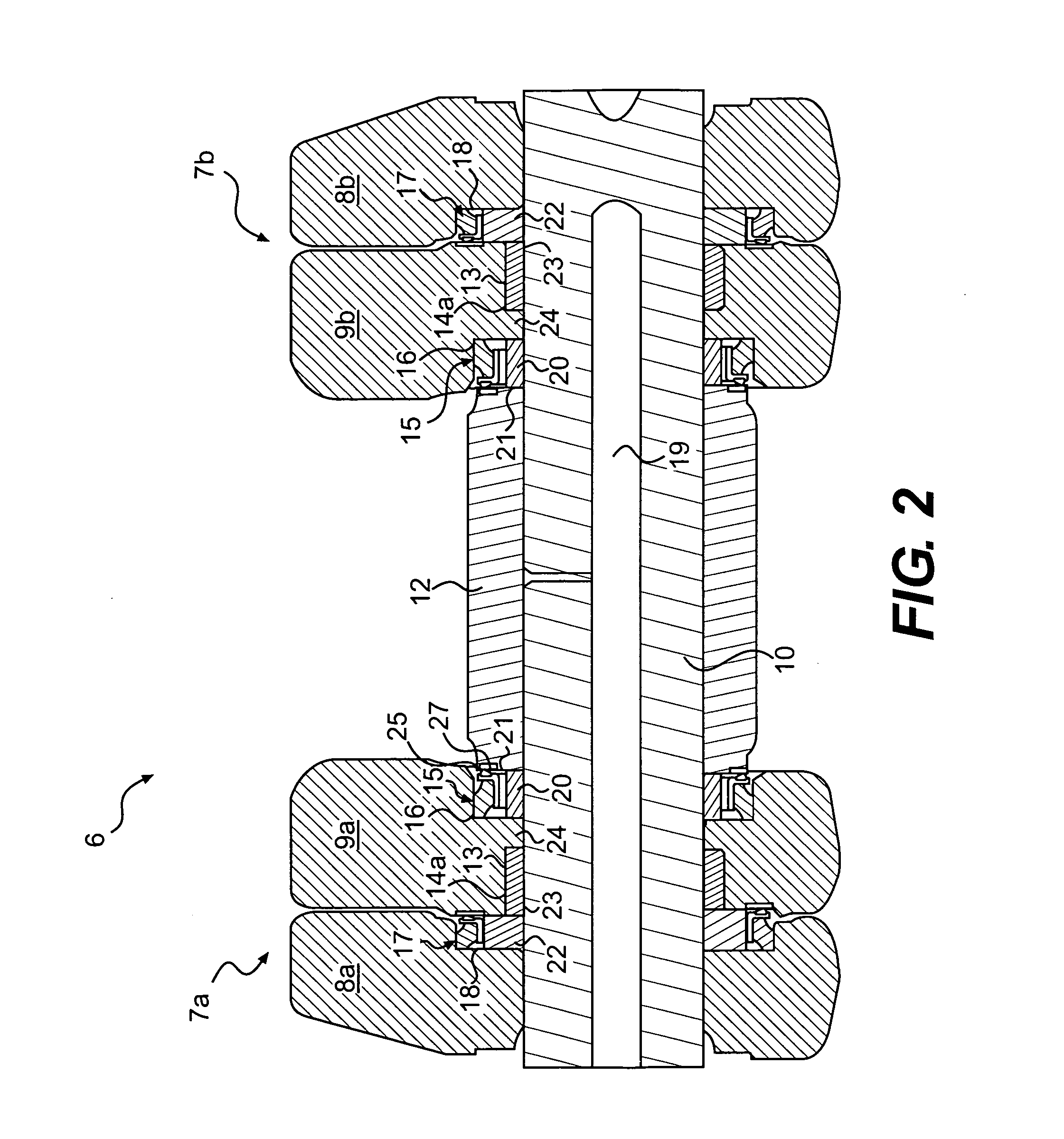 Track assembly having wear inhibiting contact members