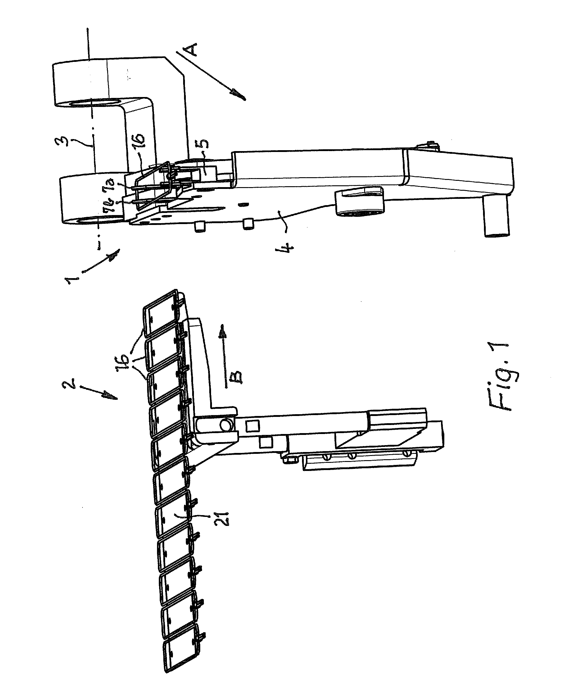 Portion pack with a suspension loop and method and device for attaching it