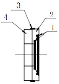 Transition ring structure for rotating joint