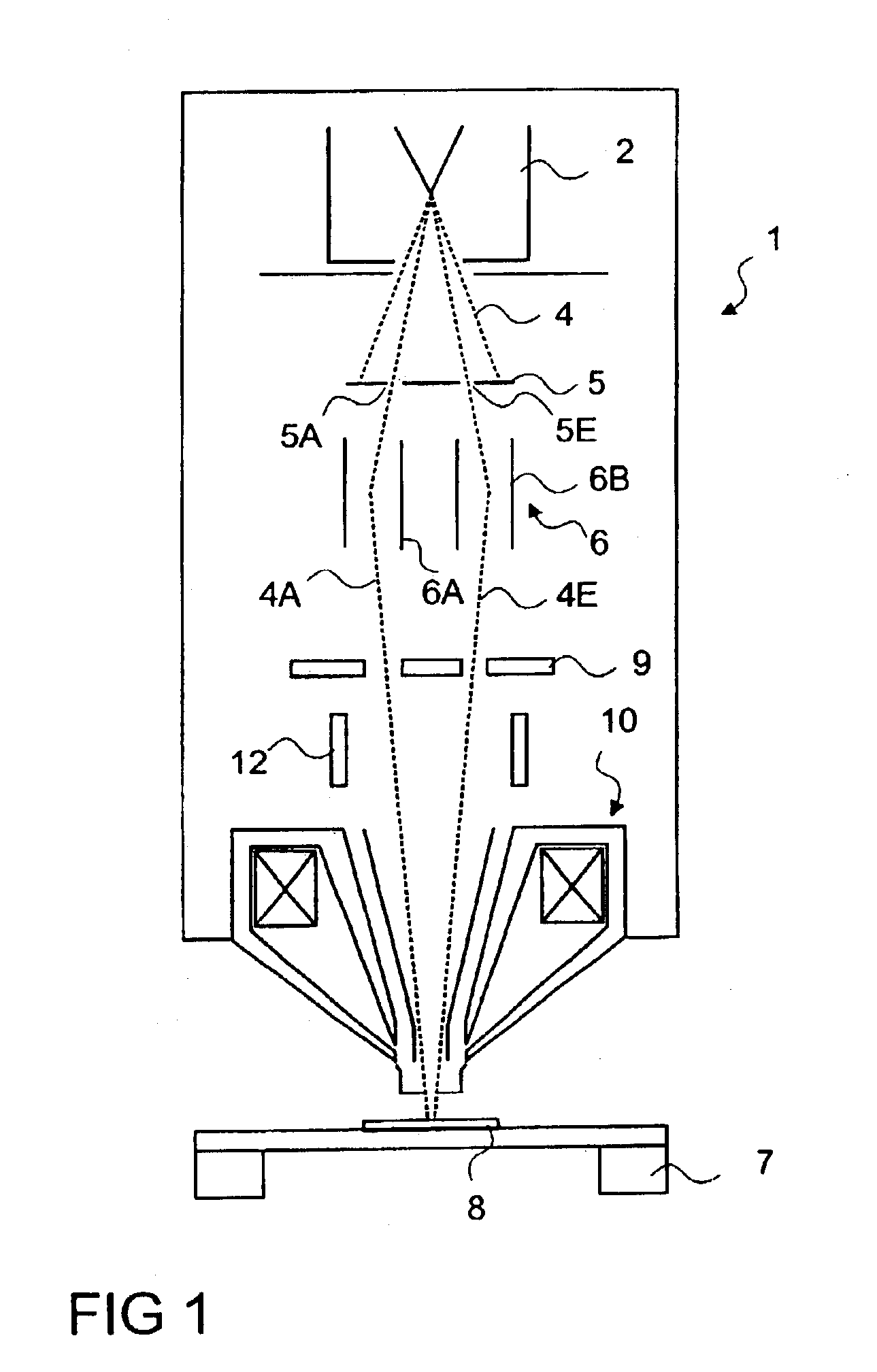 Multi beam charged particle device