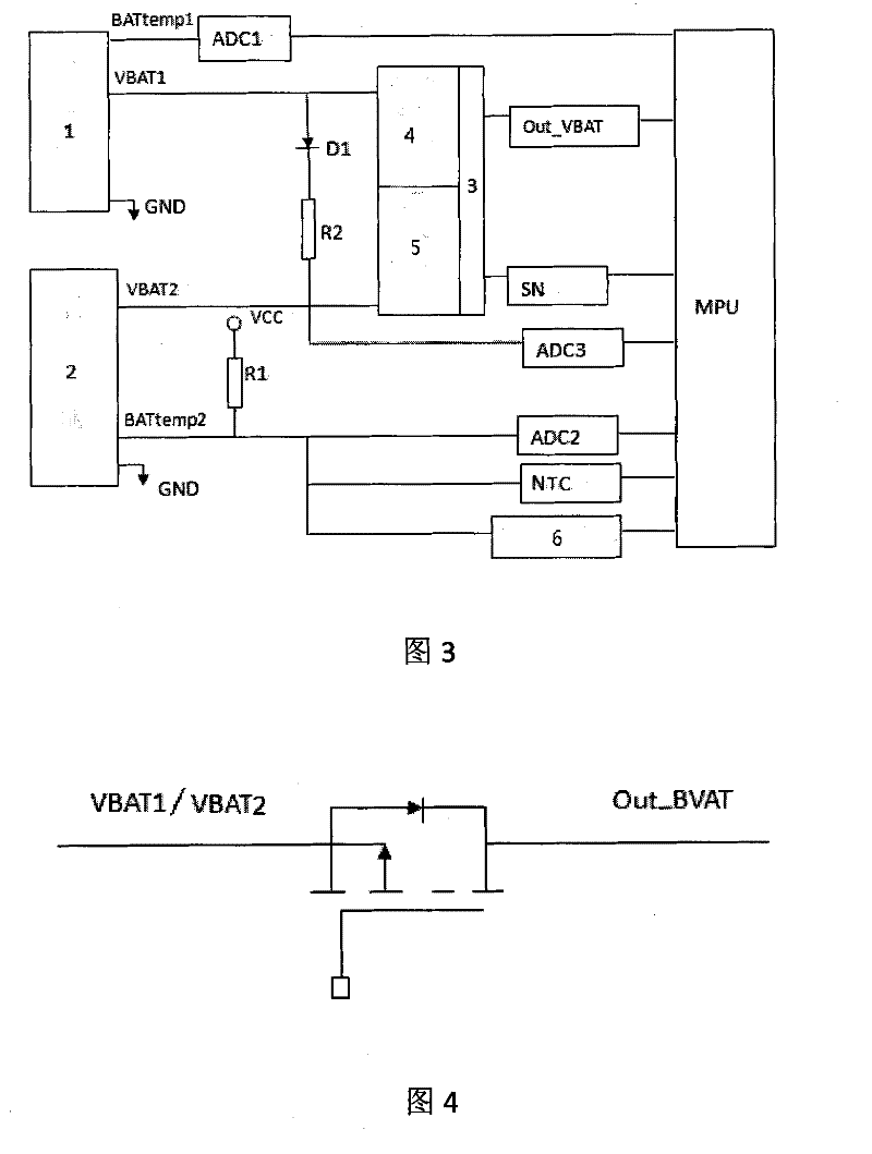 Intelligent extension power supply system for portable equipment