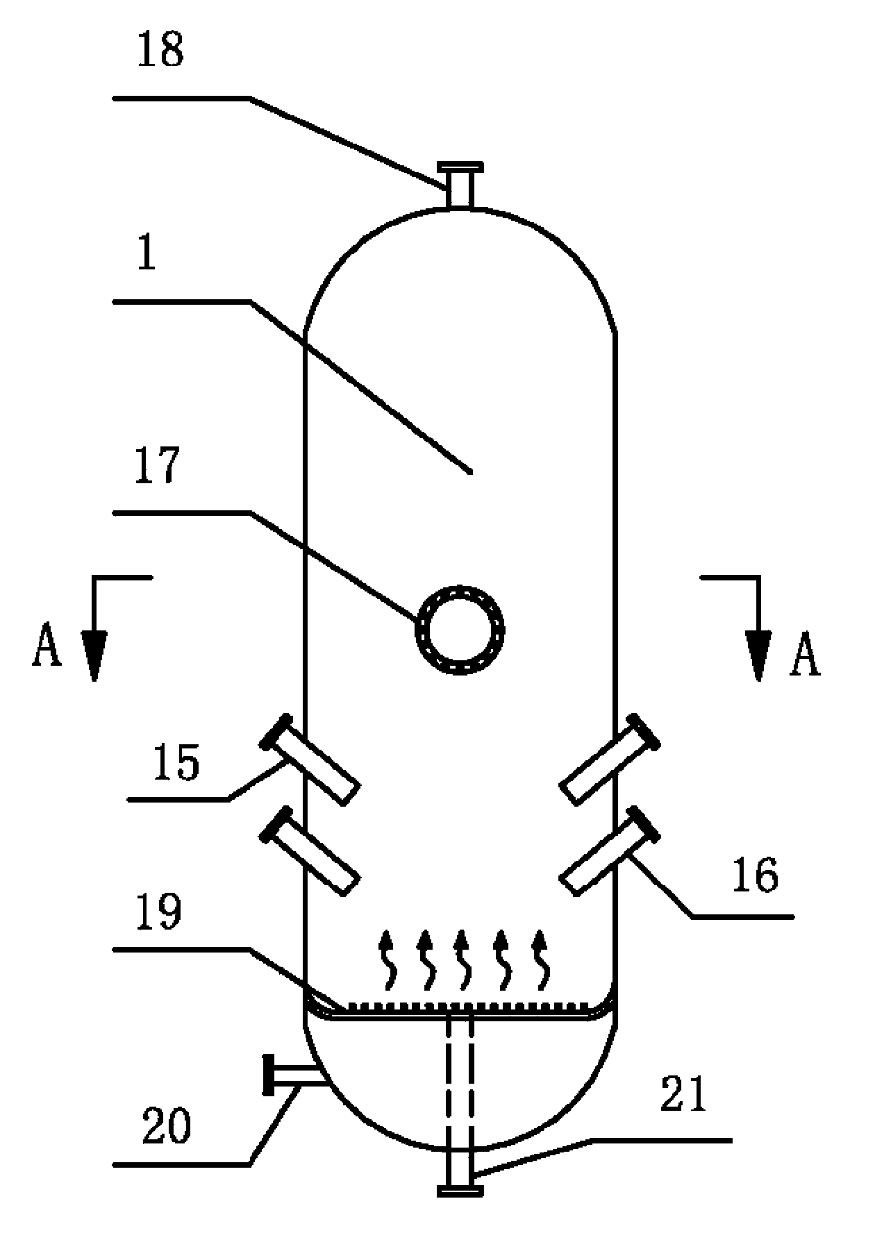 Method and system for recycling carbon dioxide from biomass gasification