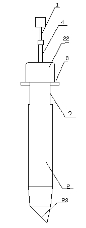 Rapid needle inserting acupoint embedding tool