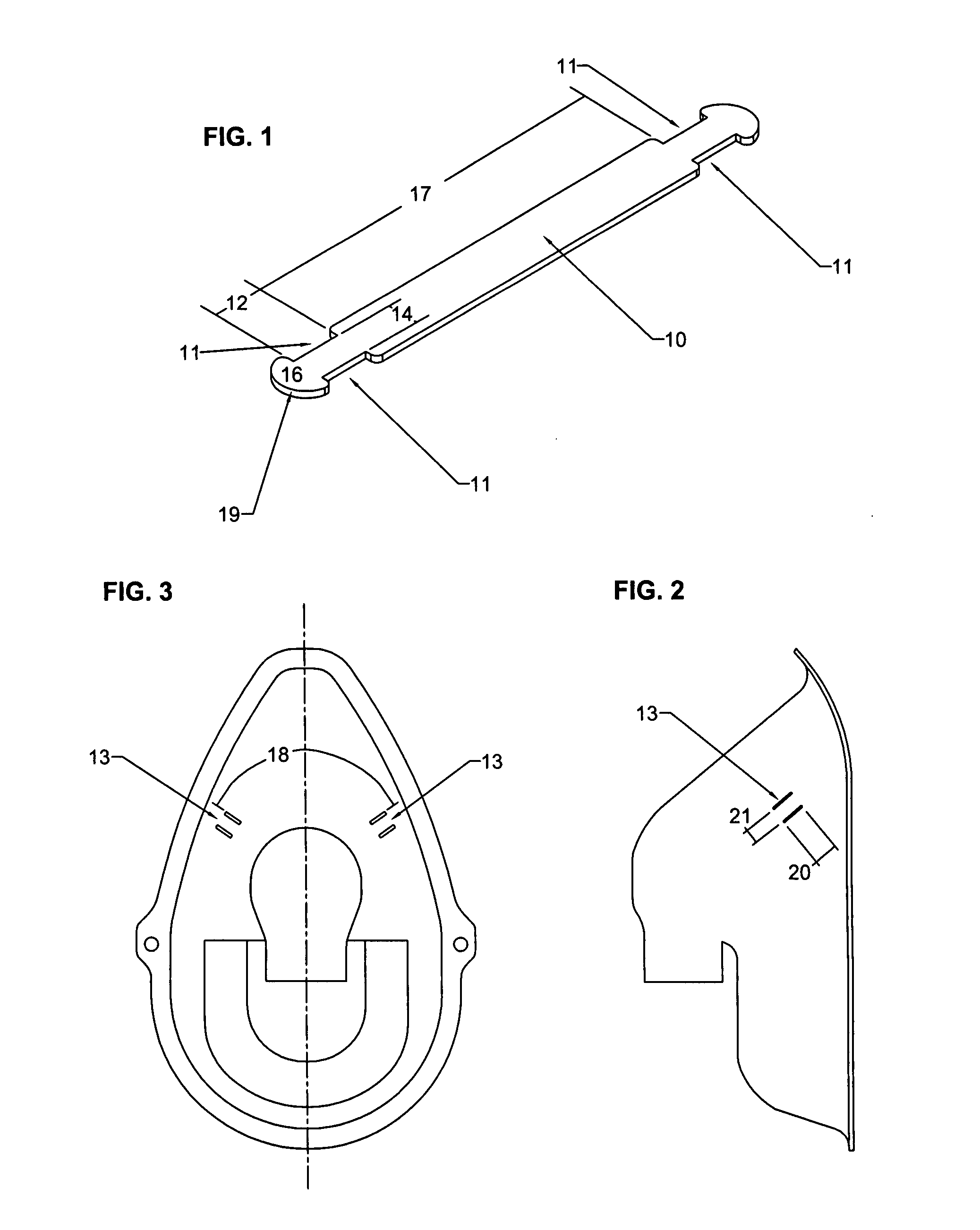 Attachment of a bridge band to an oxygen mask