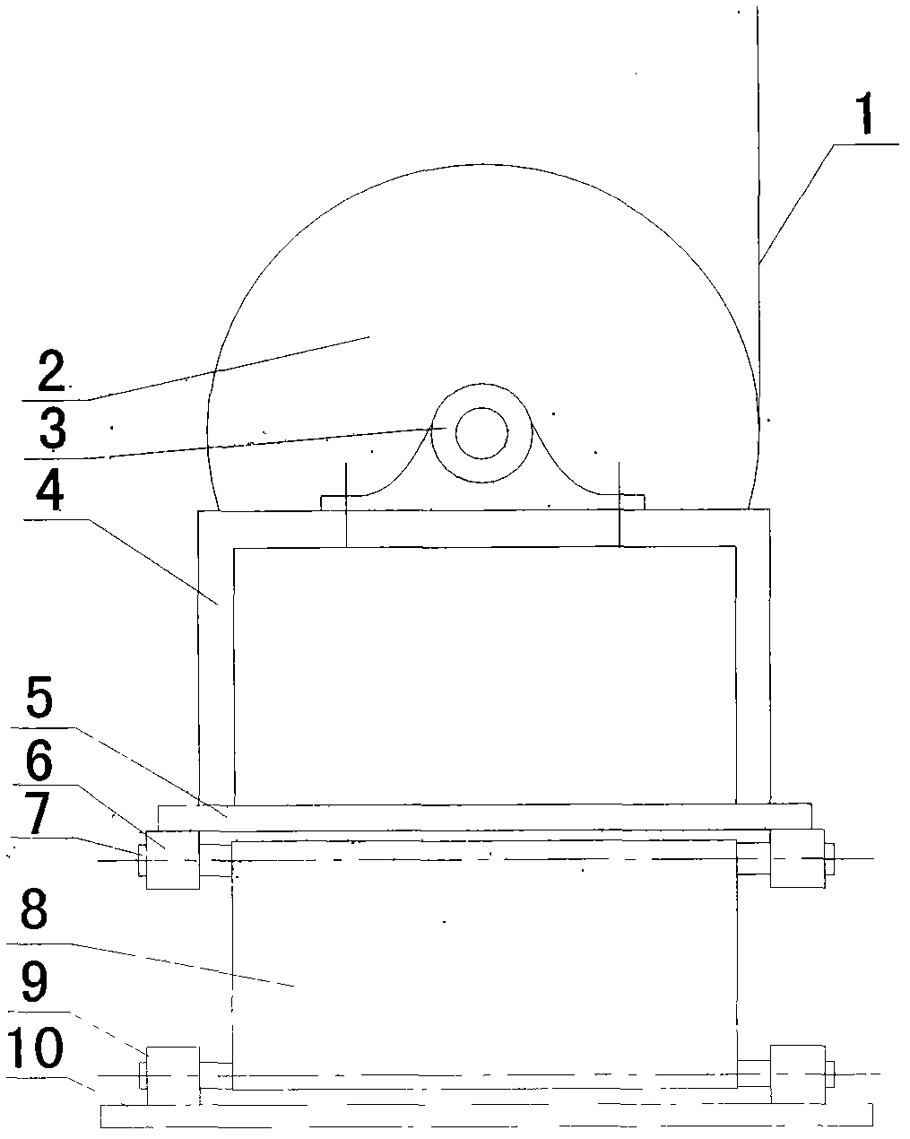 Roller bracket capable of swinging