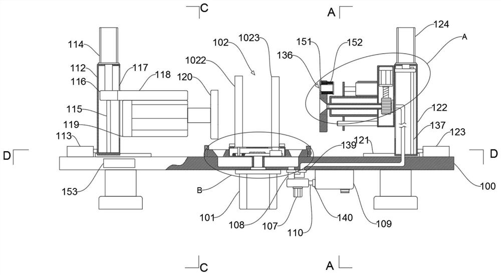 Valve flange surface grinding device