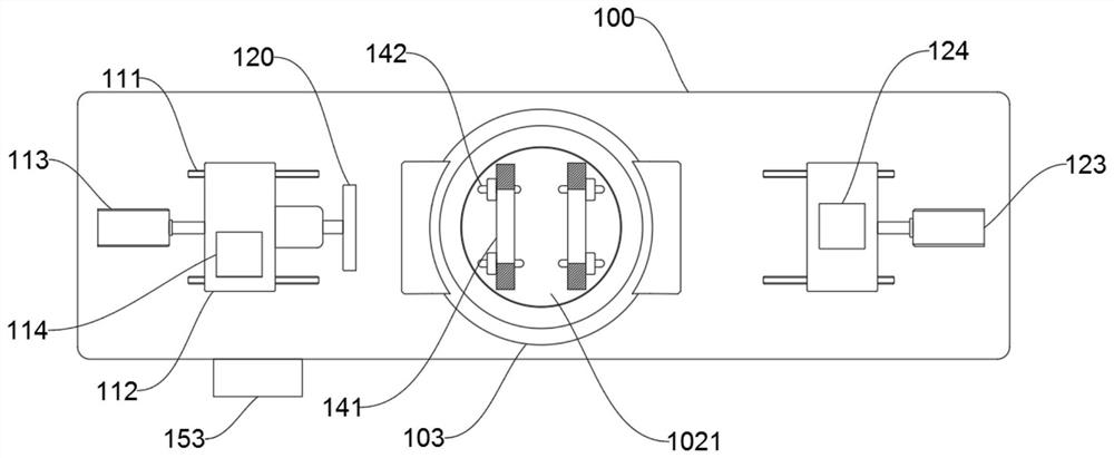 Valve flange surface grinding device