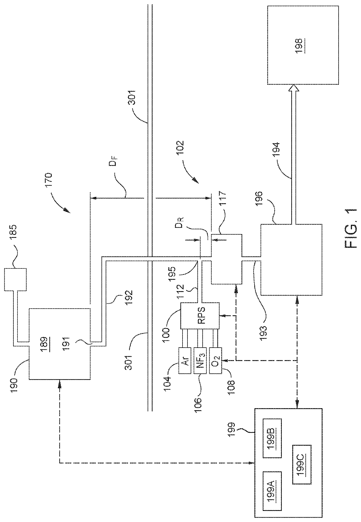 Apparatus for gaseous byproduct abatement and foreline cleaning