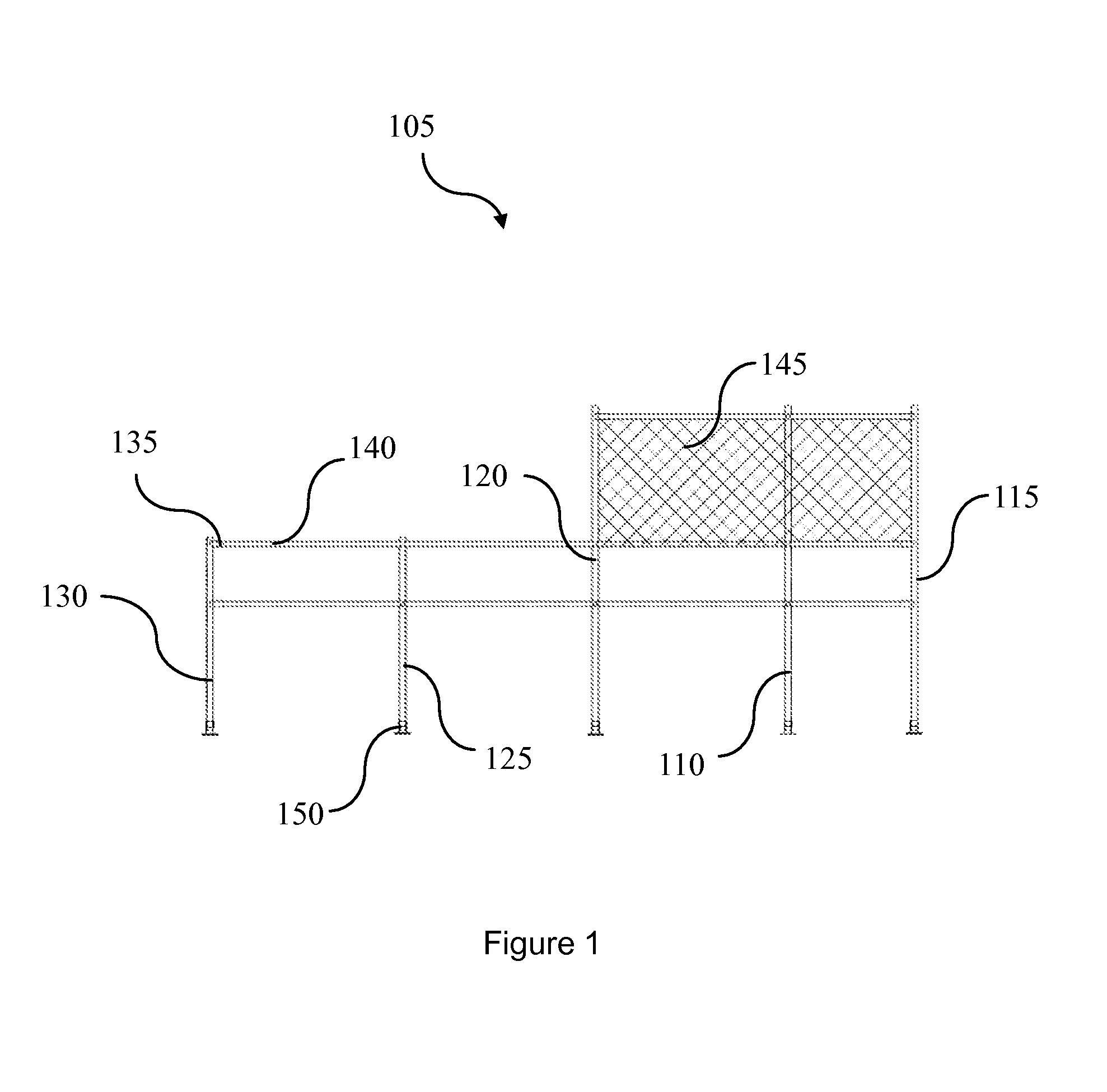 Protective assembly and method for mounting same, upright and sleeve of such a protective assembly