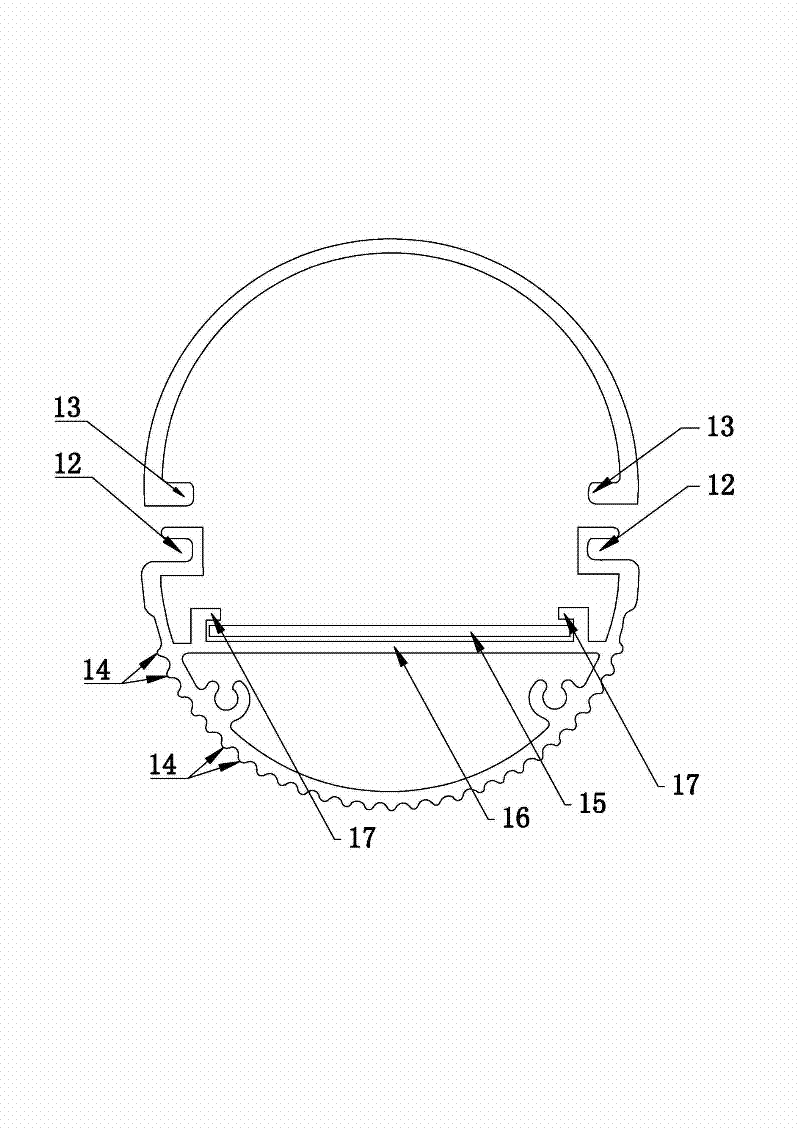 LED daylight lamp device capable of directly replacing fluorescent lamp