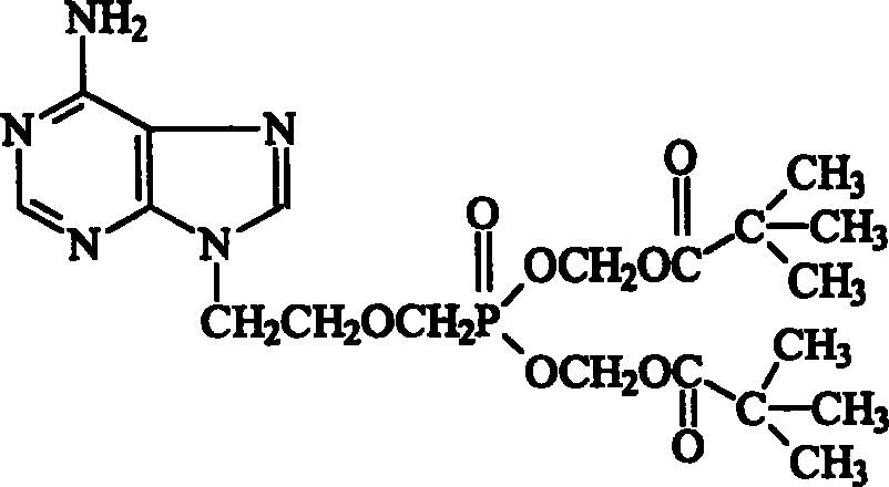 Method for synthesizing adefovir dipivoxil ester