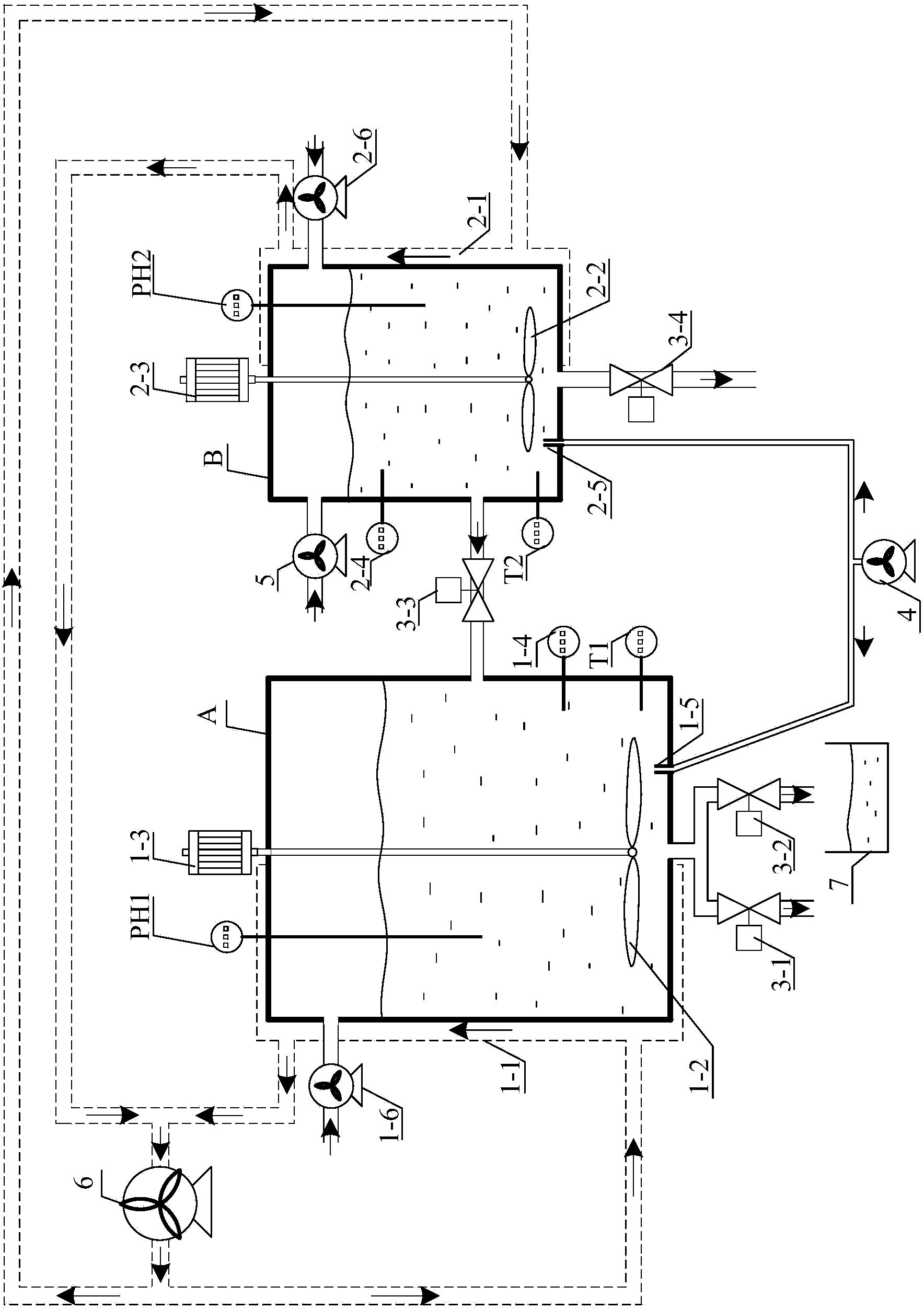 Integrated culture device of oleaginous microalgae