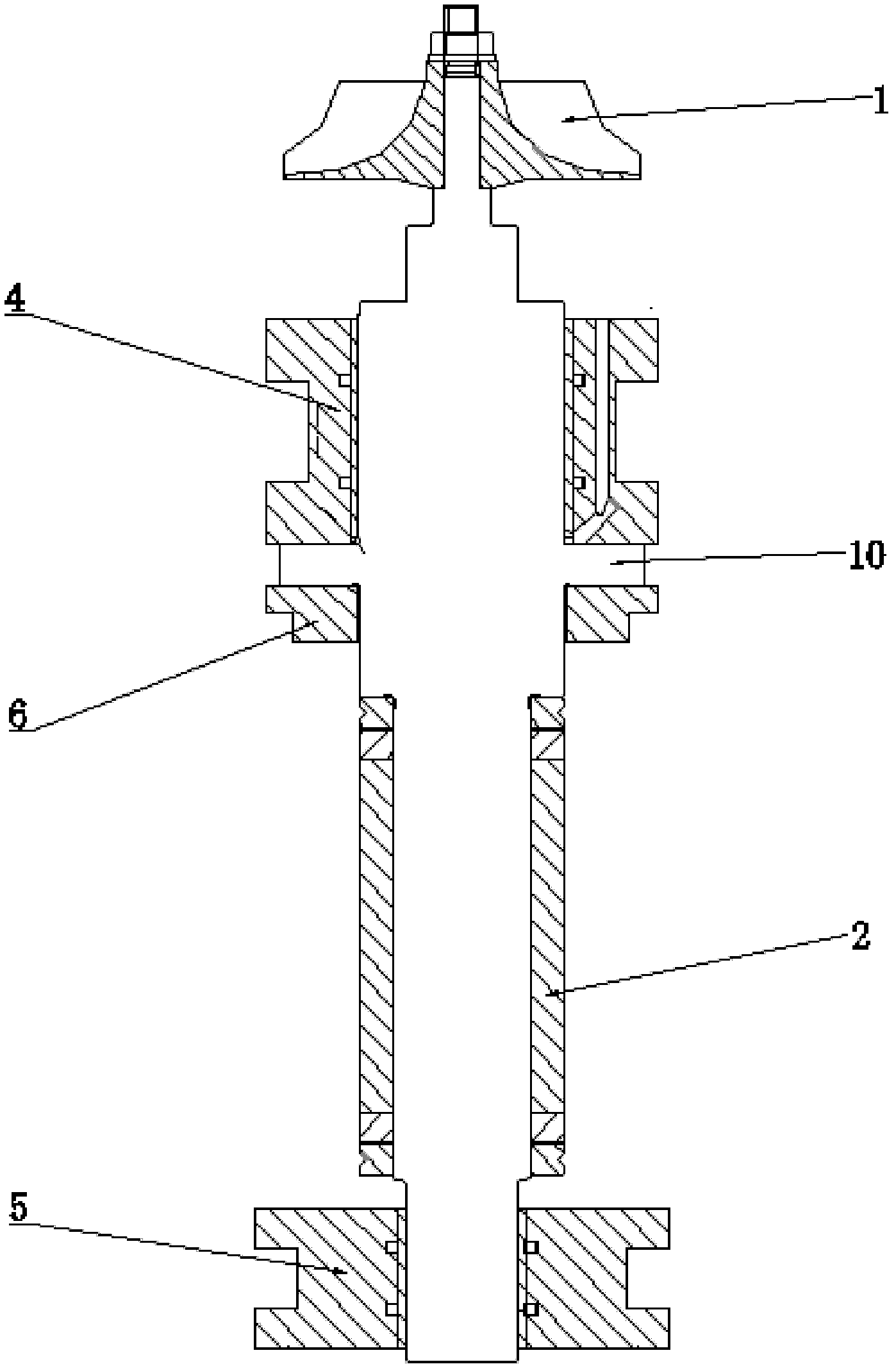 Air-suspension air-supply-adjustable air blower directly driven by high-speed electric machine