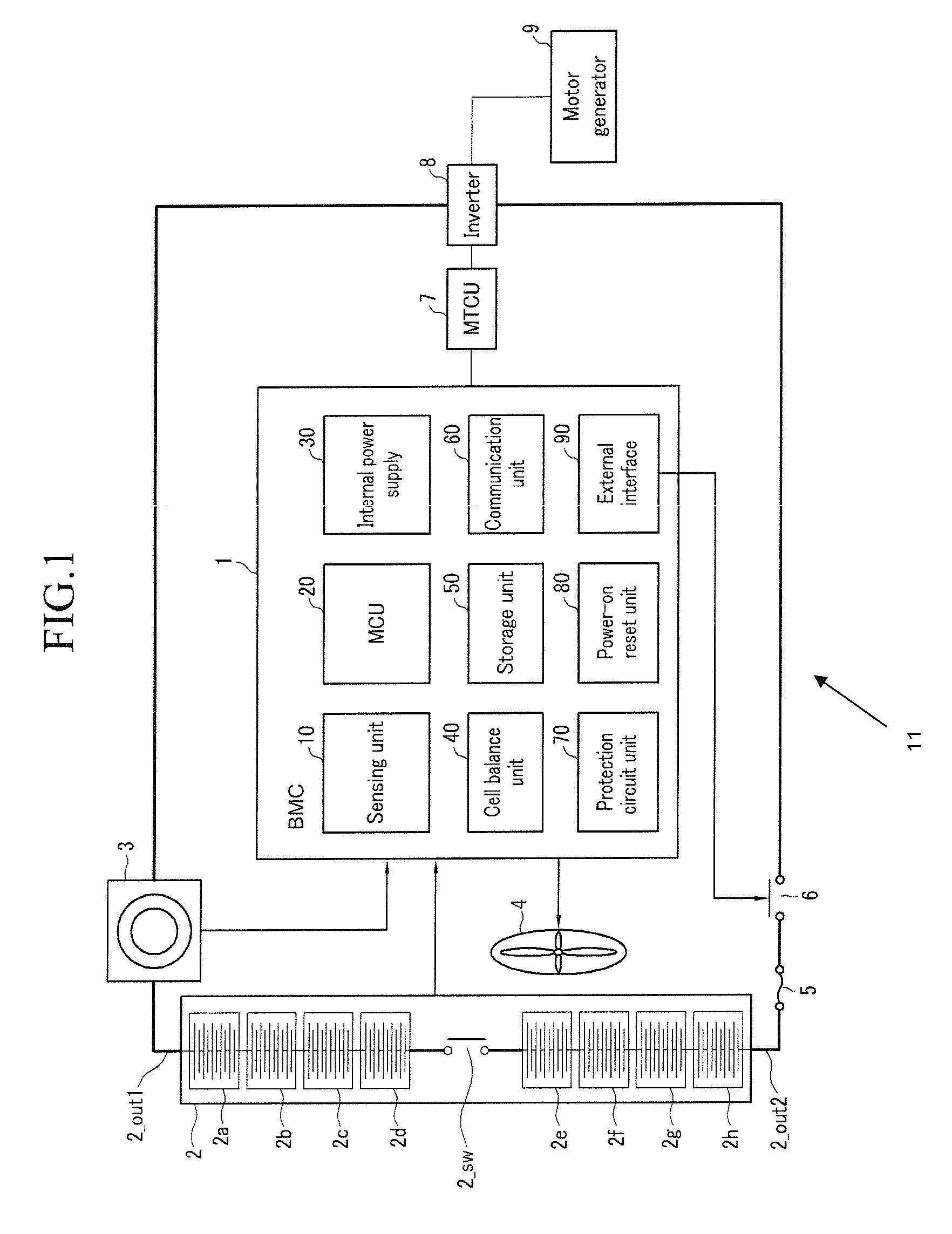 Battery management system and driving method thereof