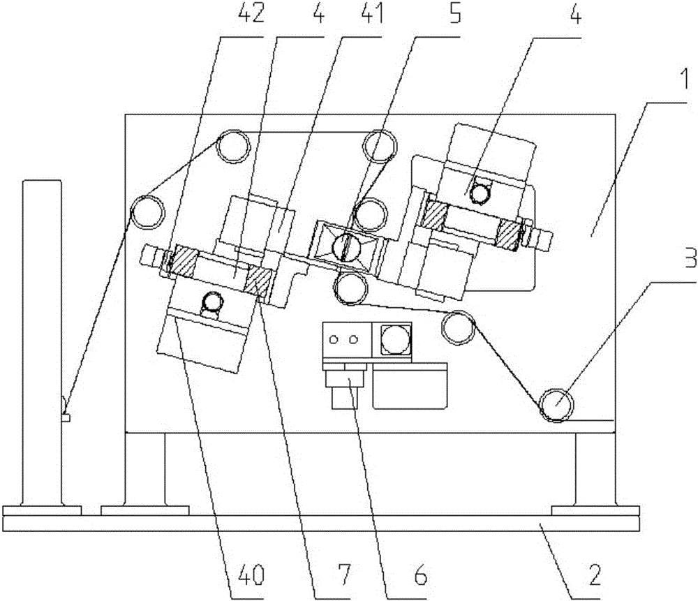 Laser die cutting device for battery core pole lugs