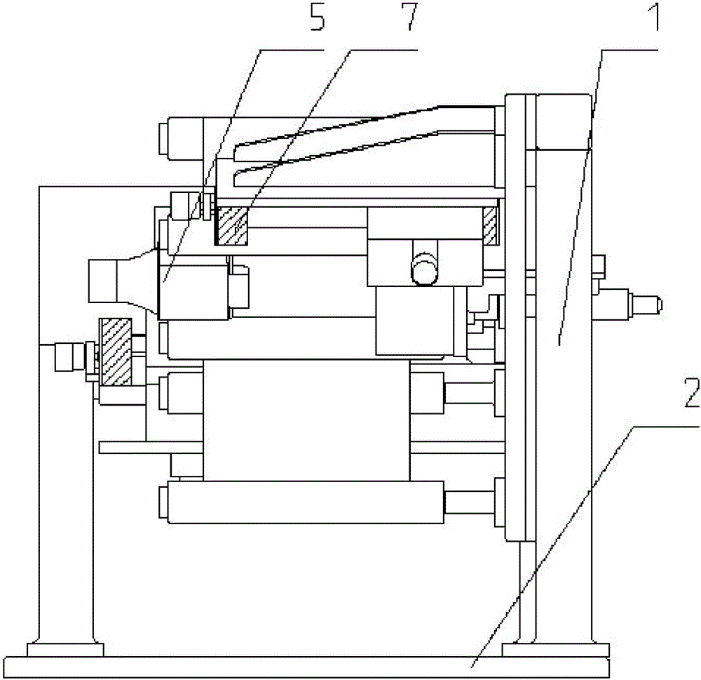 Laser die cutting device for battery core pole lugs