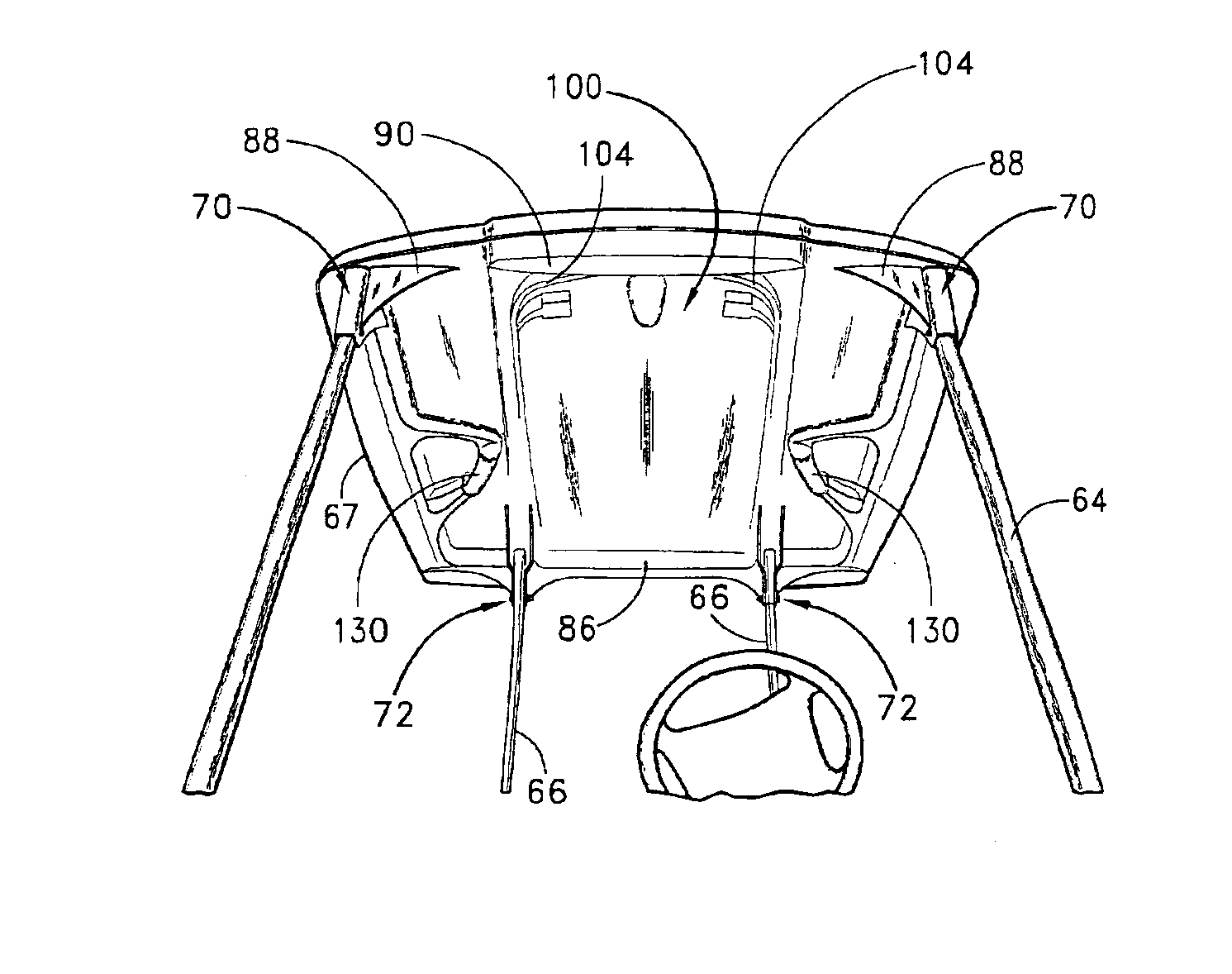 Golf car top