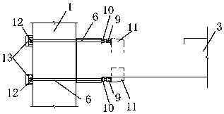 Bolted steel bolt prefabricated concrete beam-column mid-side node