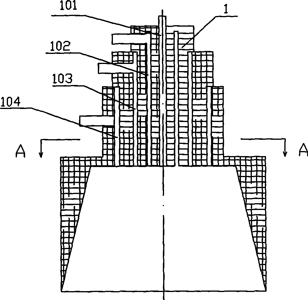 Powder burning furnace