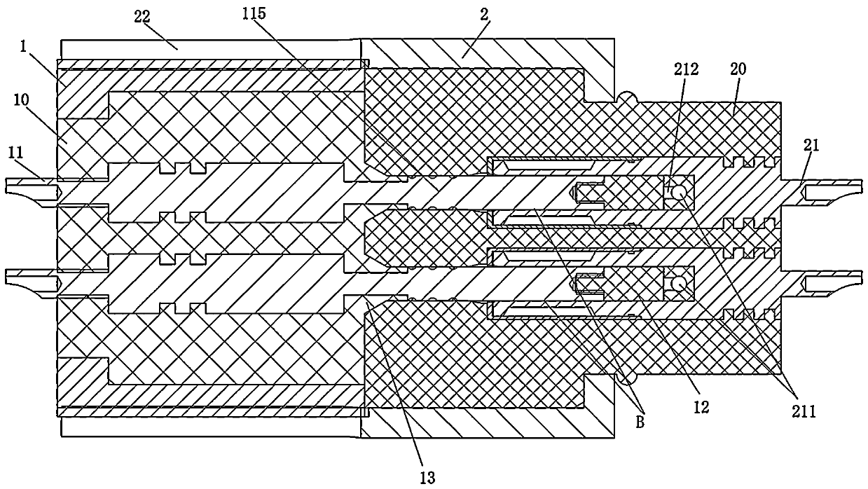 A socket and connector assembly