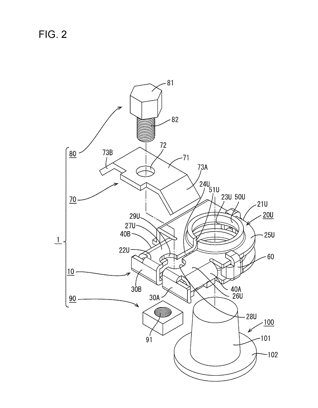 Battery terminal with unintended deformation prevention features