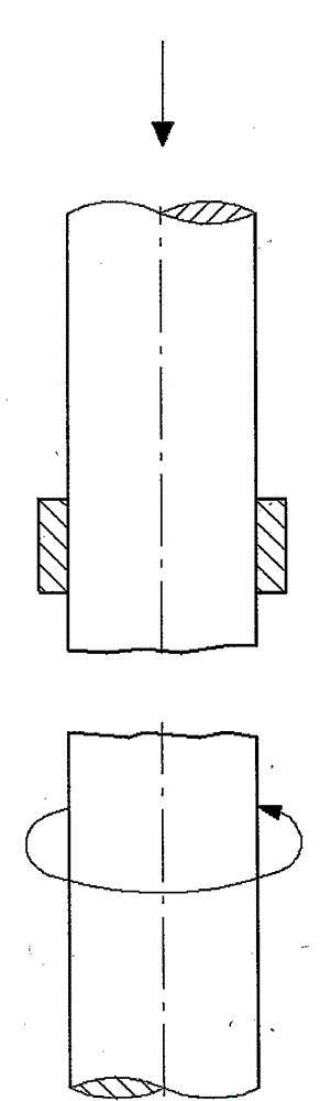 Sewage pump motor shaft friction welding method