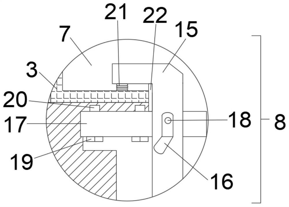 Hydraulic cylinder seat reinforcing device for clean gas glasses valve and using method thereof