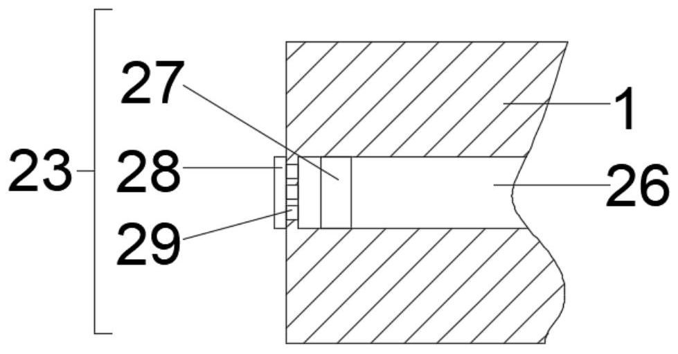 Hydraulic cylinder seat reinforcing device for clean gas glasses valve and using method thereof