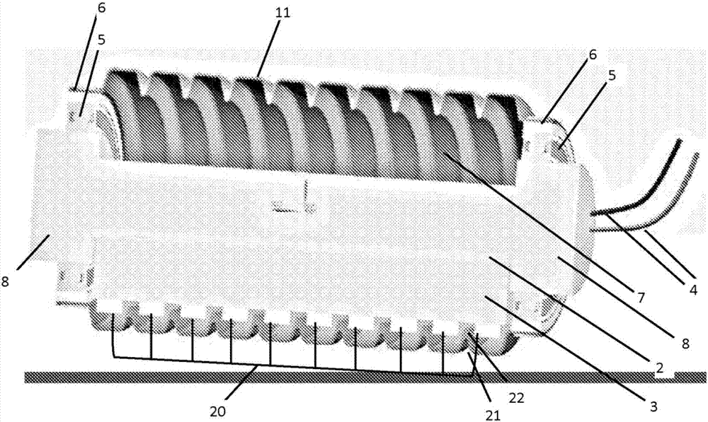 Device, method and system for ultrasonic signal transducer